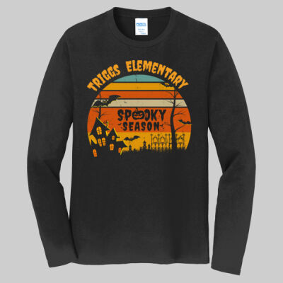 Adult Long Sleeve Shirt - Haunted House  Thumbnail