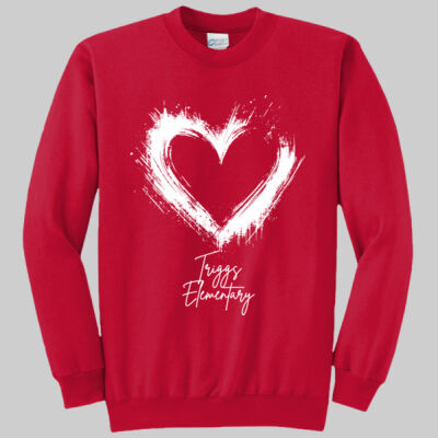 Adult Crewneck - Valentine's Heart Thumbnail